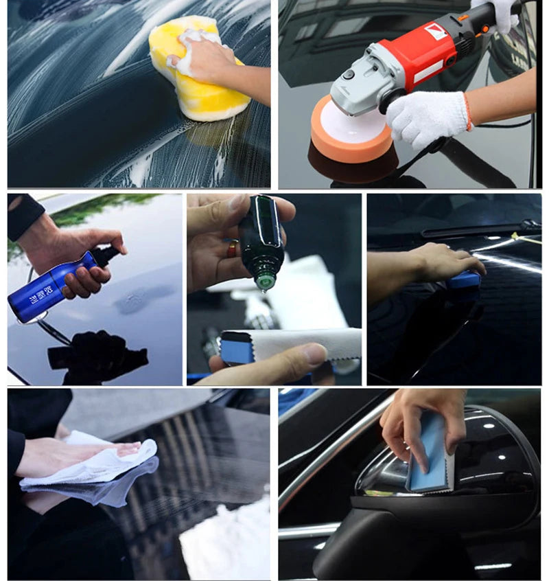 For Car 50ML 9H Hardness Car Detailing Ceramic Coating Car Products Graphene Glass Plated Crystal Car Polish Car Accessories