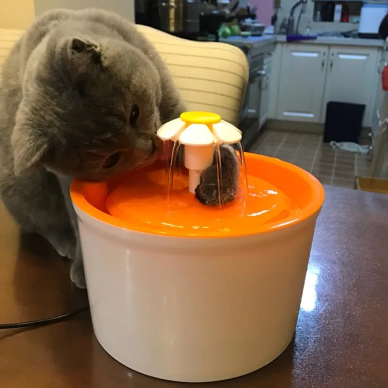 1.6L Automatic Cat Dog Water Fountain Electric Pet Drinking Feeder Bowl USB Mute Dog Cat Water Dispenser Pets Cat Drinker Feeder