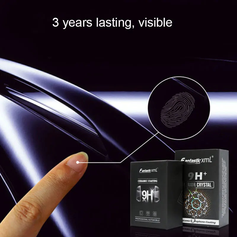 For Car 50ML 9H Hardness Car Detailing Ceramic Coating Car Products Graphene Glass Plated Crystal Car Polish Car Accessories