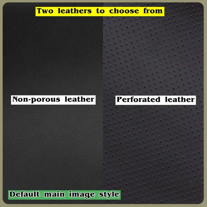 Custom Car Steering Wheel Braid Cover Soft 100% Fit For Audi A3 (8V) A4 (B9) Avant A5 (F5) A1 (8X) Car Products Steering Wrap