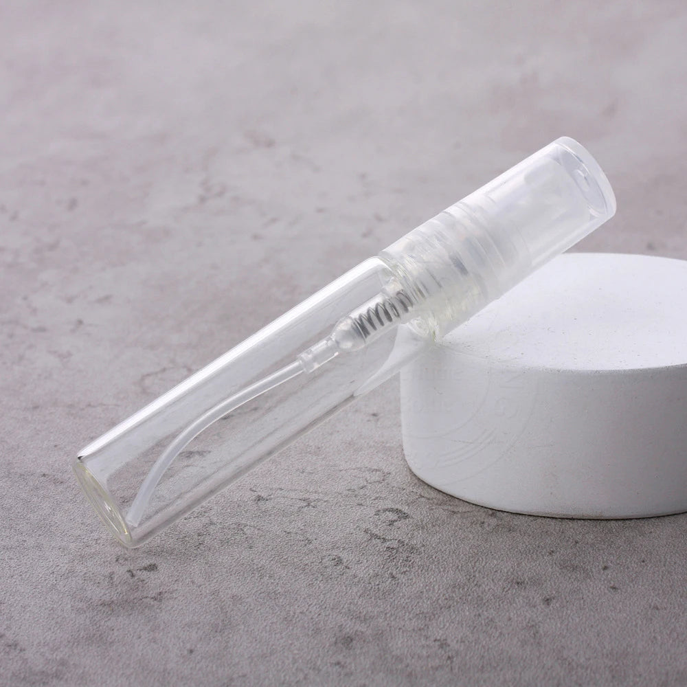 100pcs 2ml 3ml 5ml 10ml Mini Perfume Bottle Mist Spray Bottle Empty Clear Atomizer Glass Vials Portable Perfume Sample Bottle
