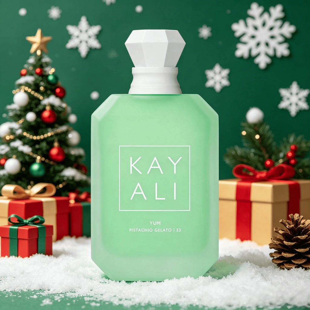 Kayali Yum Pistachio Gelato 33 Eau De Parfum Long Lasting Fragrance Women Perfume Christmas Gift Box Luxury Green Perfume Bottle Holiday Present for Ladies