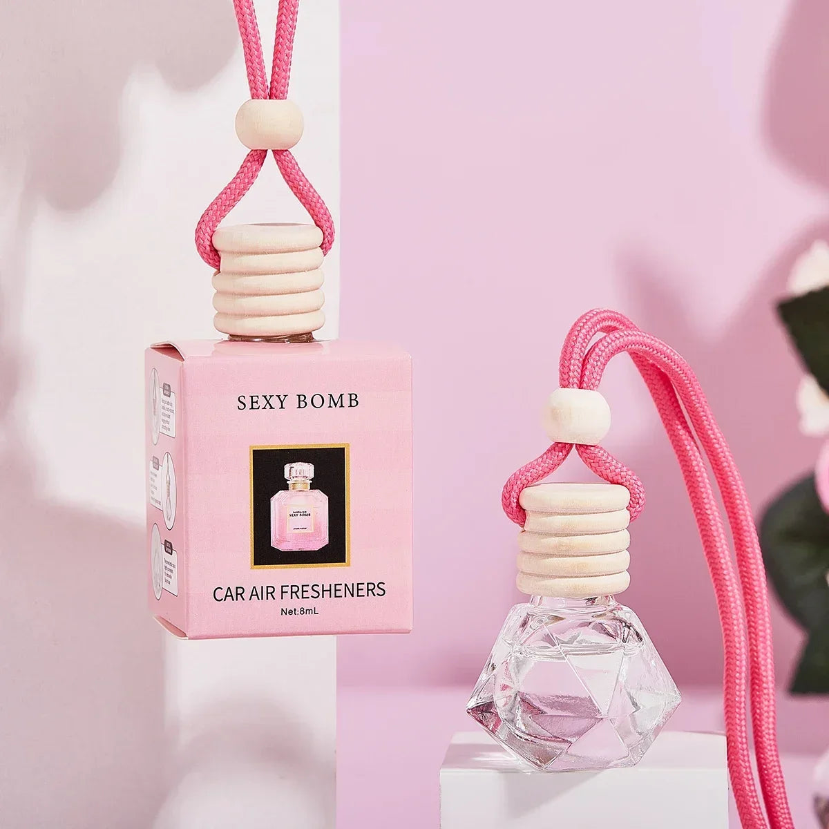 Perfume Bottle Car Perfume, Long-term Car Air Freshener, Car Perfume Used for Car Interior Accessories, Keep Charming and Fresh