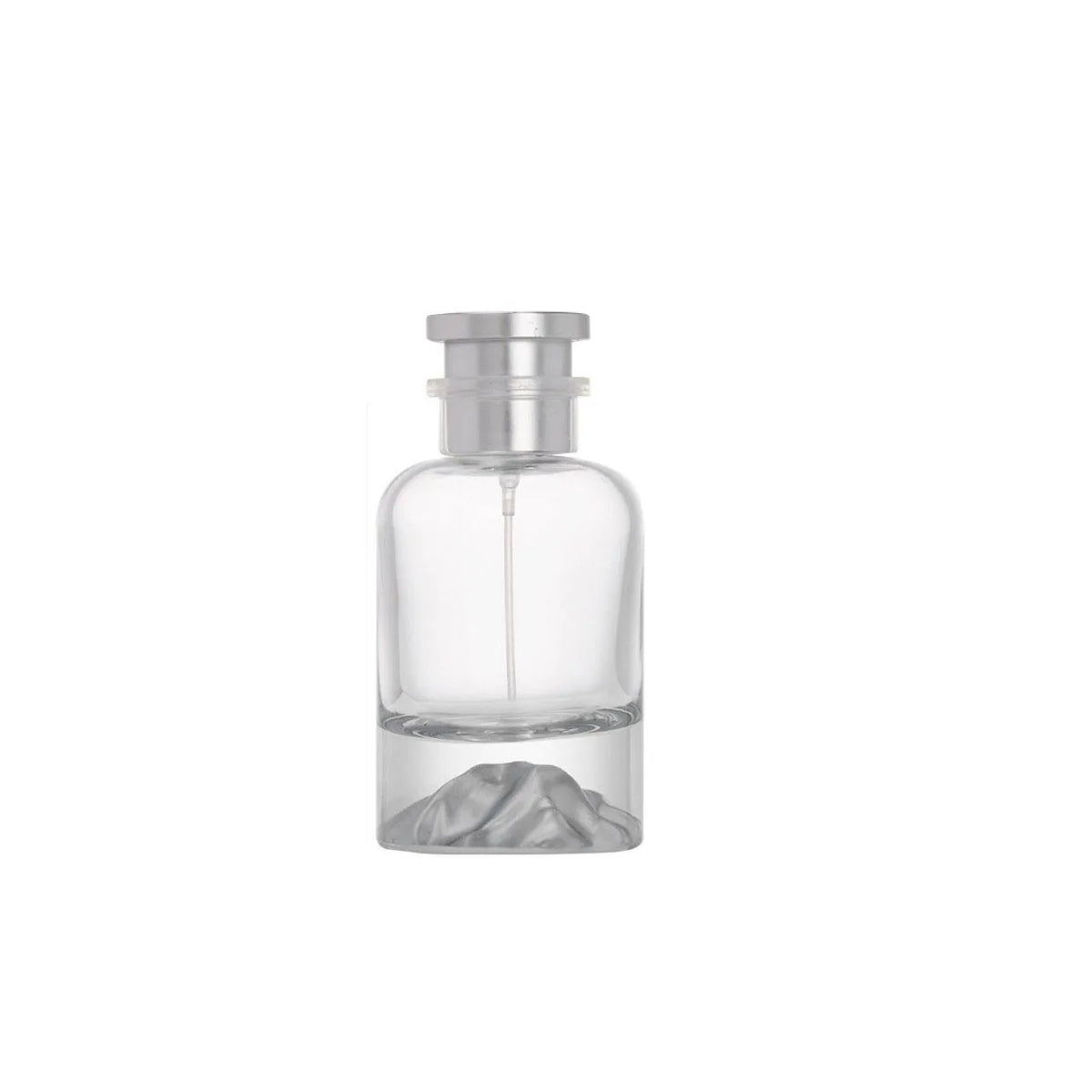 1pc 30ml 50ml 100ml Empty Perfume Bottle Clear Glass Round Snap Thick Bottom Mist Spray Atomizer Refill Bottles