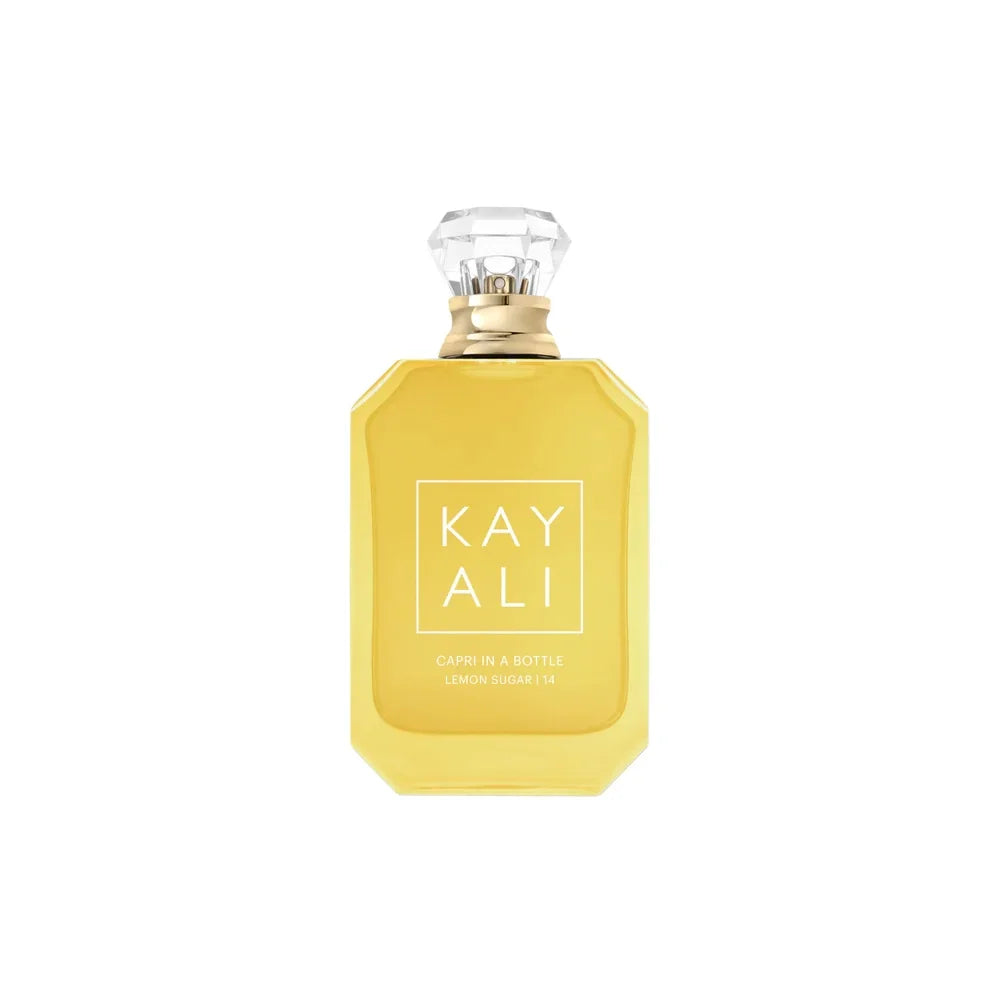 Luxury Kayali  (14)  Capri In A Bottle Lemon Sugar  EDP Perfume for Women Fresh Sweet Lemon Citrus Aroma Long Lasting Fragrance Golden Glass Perfume Bottle Daily Summer Present