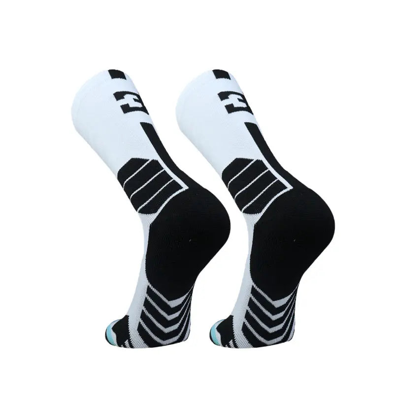 High Quality Elite Basketball Socks Compression Men's Cycling Socks With Number Adults Towel Bottom Outdoor Sports Socks Unisex