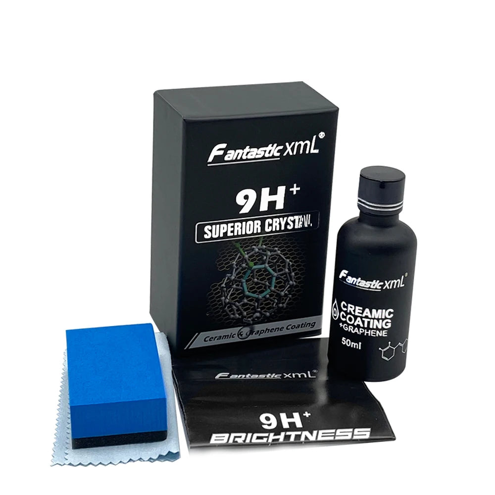 For Car 50ML 9H Hardness Car Detailing Ceramic Coating Car Products Graphene Glass Plated Crystal Car Polish Car Accessories
