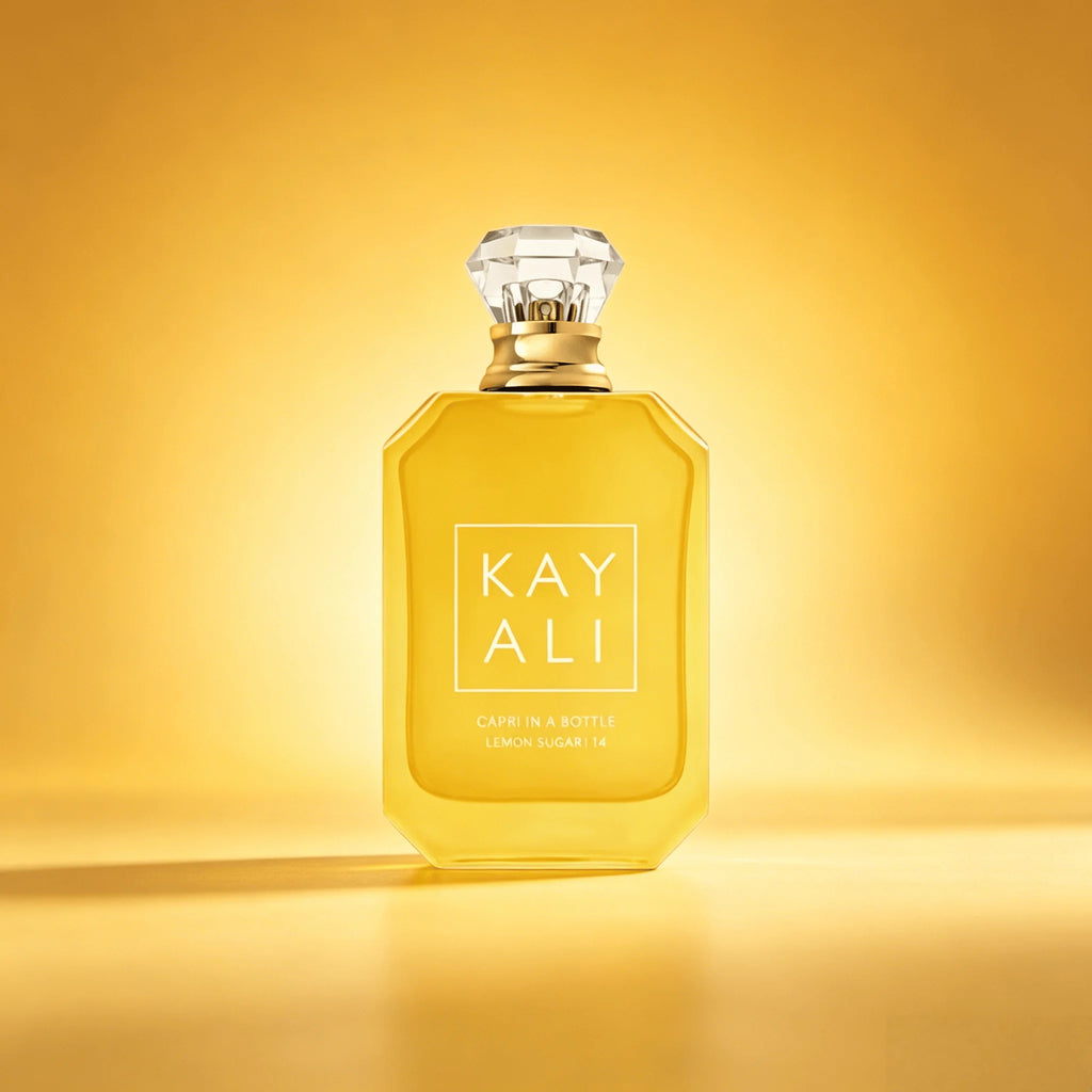 Luxury Kayali  (14)  Capri In A Bottle Lemon Sugar  EDP Perfume for Women Fresh Sweet Lemon Citrus Aroma Long Lasting Fragrance Golden Glass Perfume Bottle Daily Summer Present