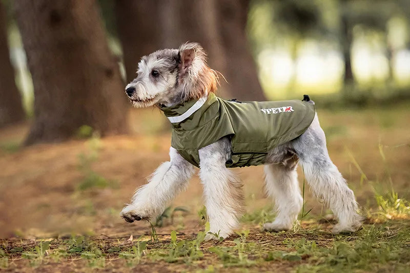 Teddy Schnauzer Dog Raincoat With Anti Adhesive Velcro And Reflective Strape Pet Outdoor Small Medium Hoodie Pets Raincoat