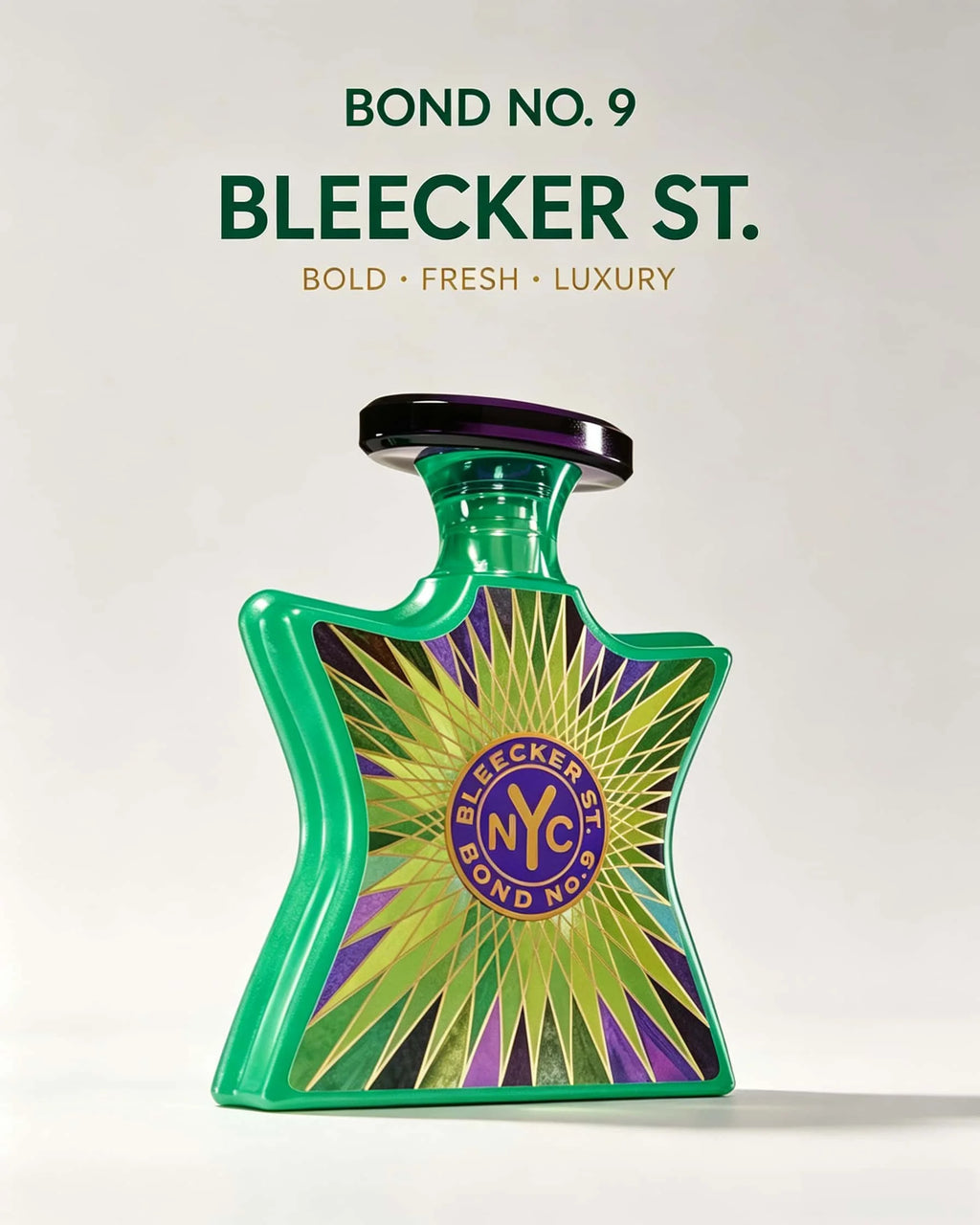Bond No.9 NYC TriBeCa EDP Perfume For Unisex Crisp White Jasmine Floral Citrus Soft Musk Aroma Long Lasting Matte White Croc Embossed Star Shaped Bottle With Gold Nozzle Daily Dating Wedding Present