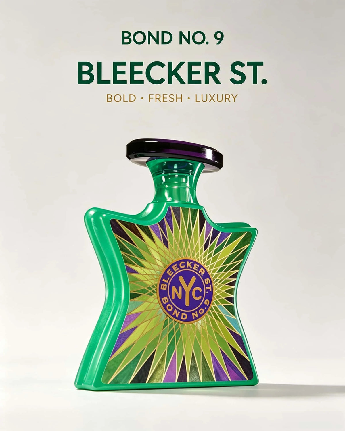 Bond No.9 NYC TriBeCa EDP Perfume For Unisex Crisp White Jasmine Floral Citrus Soft Musk Aroma Long Lasting Matte White Croc Embossed Star Shaped Bottle With Gold Nozzle Daily Dating Wedding Present