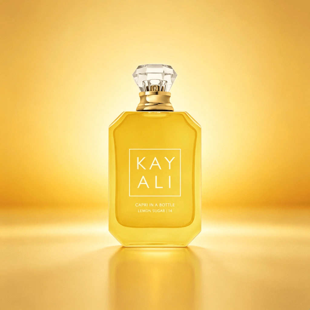 Luxury Kayali  (14)  Capri In A Bottle Lemon Sugar  EDP Perfume for Women Fresh Sweet Lemon Citrus Aroma Long Lasting Fragrance Golden Glass Perfume Bottle Daily Summer Present