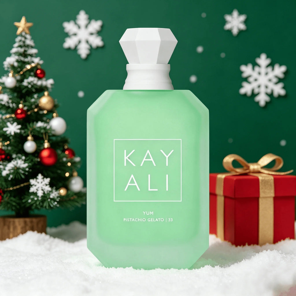 Kayali Yum Pistachio Gelato 33 Eau De Parfum Long Lasting Fragrance Women Perfume Christmas Gift Box Luxury Green Perfume Bottle Holiday Present for Ladies