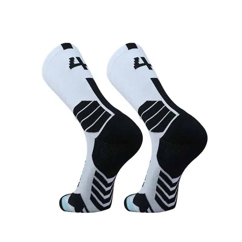 High Quality Elite Basketball Socks Compression Men's Cycling Socks With Number Adults Towel Bottom Outdoor Sports Socks Unisex