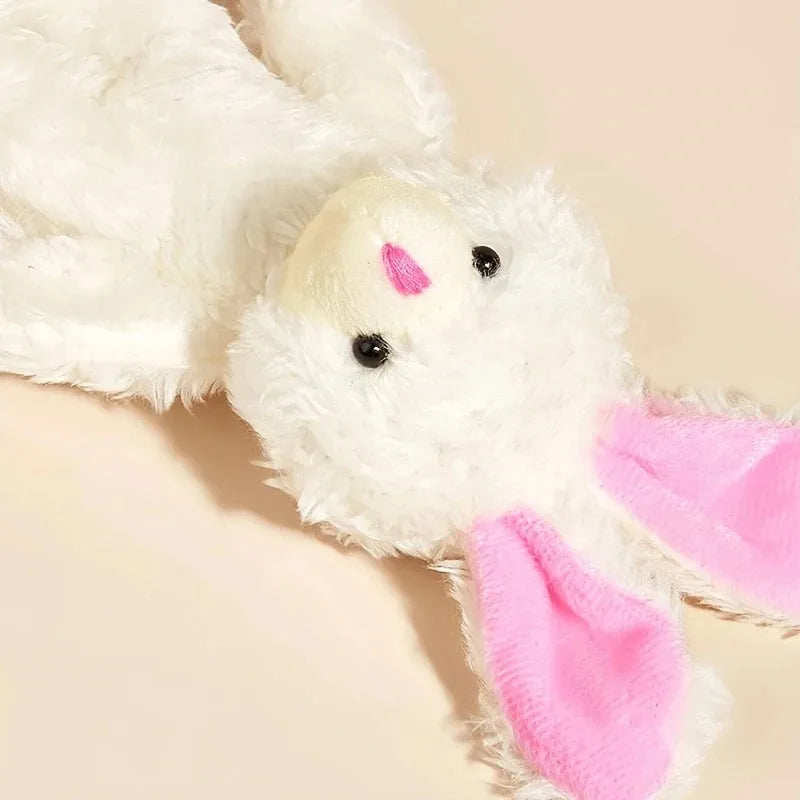 Simulation Rabbit Shape Plush Toy, for Pets Grinding Teeth Cleaning Interactive Play Pet Supplies Teeth Cleaning Dog Chew Toy