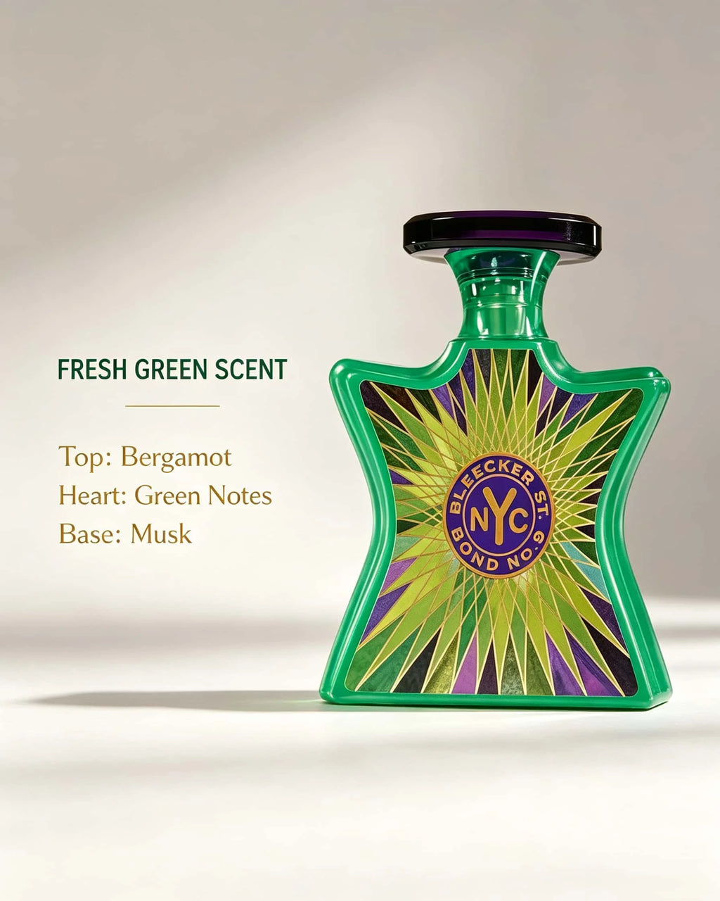 Bond No.9 NYC TriBeCa EDP Perfume For Unisex Crisp White Jasmine Floral Citrus Soft Musk Aroma Long Lasting Matte White Croc Embossed Star Shaped Bottle With Gold Nozzle Daily Dating Wedding Present