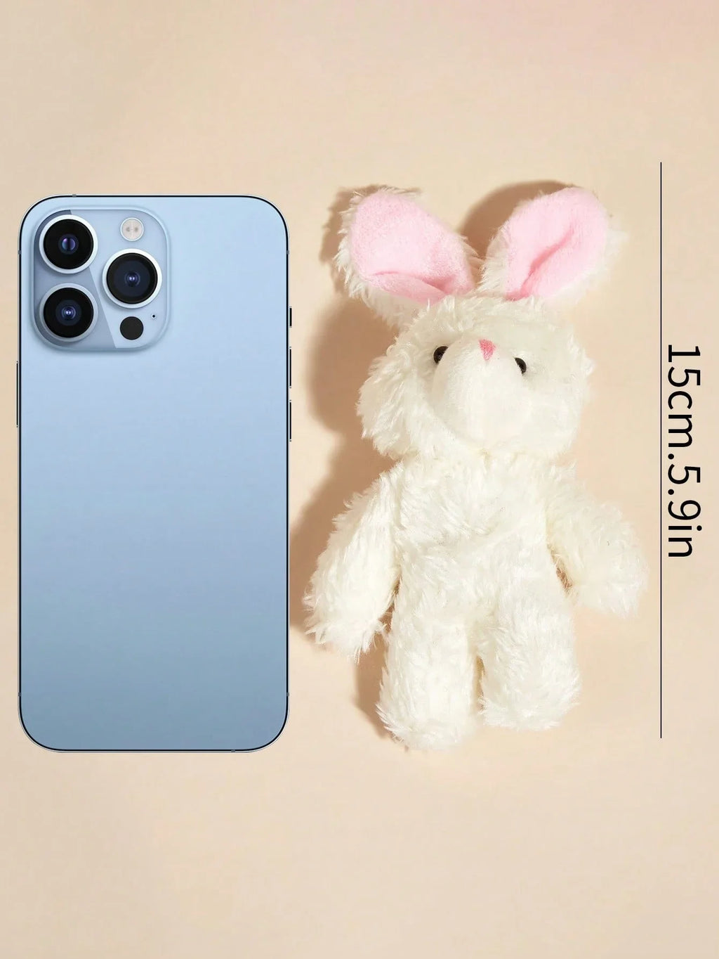 Simulation Rabbit Shape Plush Toy, for Pets Grinding Teeth Cleaning Interactive Play Pet Supplies Teeth Cleaning Dog Chew Toy