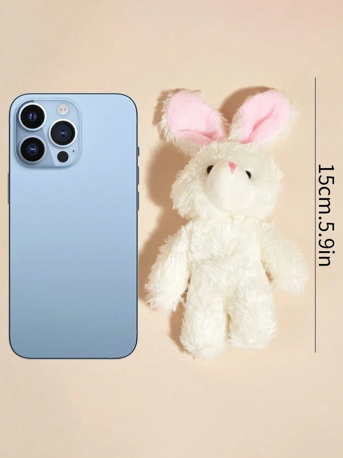 Simulation Rabbit Shape Plush Toy, for Pets Grinding Teeth Cleaning Interactive Play Pet Supplies Teeth Cleaning Dog Chew Toy