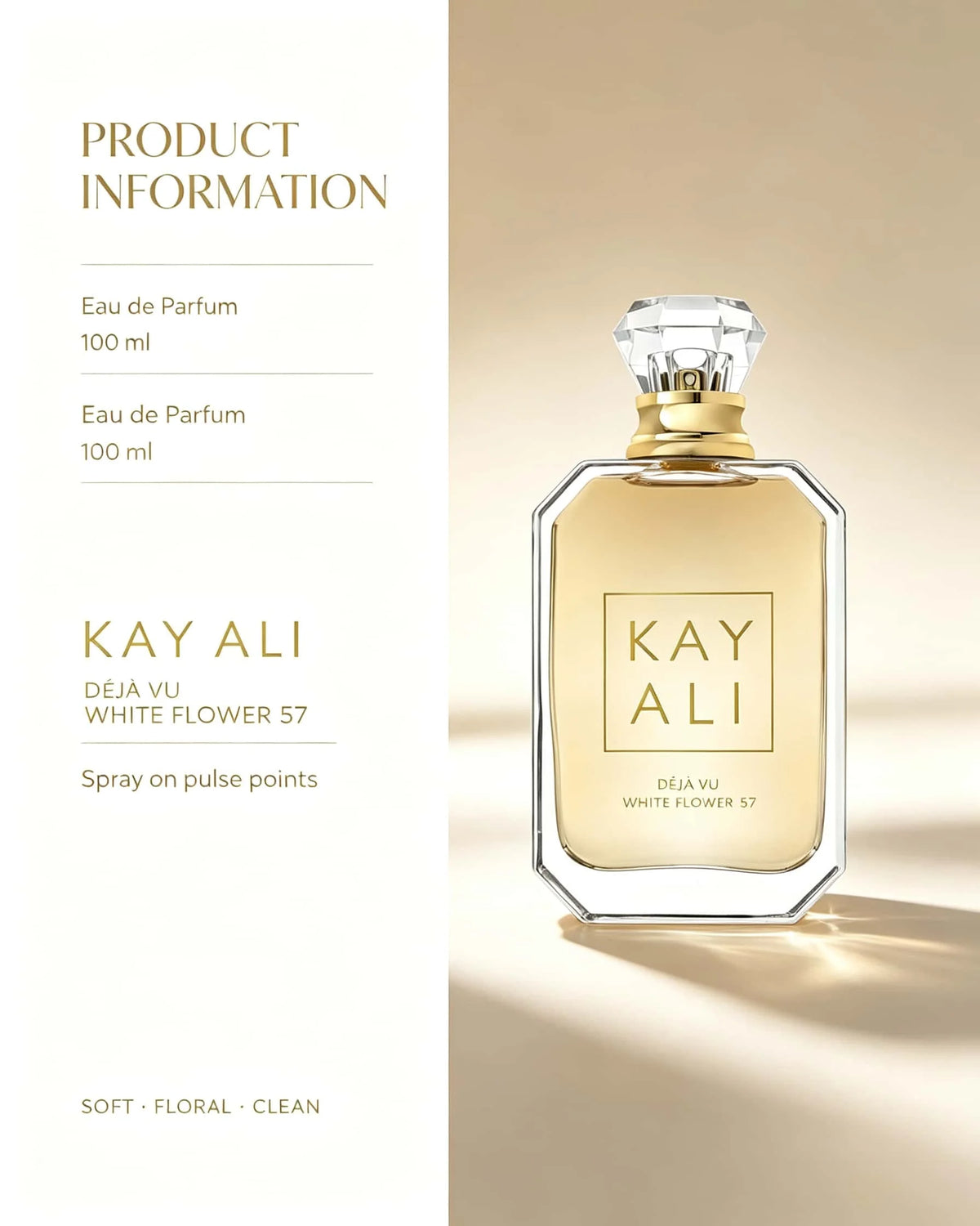 Kayali （57）Utopia Vanilla Coco Women EDP Perfume Long Lasting Creamy Vanilla Coconut Scent Luxury Fragrance Daily Gift for Her