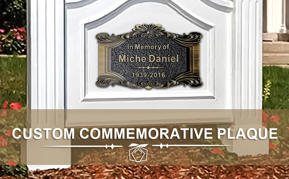 Personalized Memorial Plaque, Customized Engraved, Loved Ones Lost for Human or Pets Dog Cat Grave Markers, Remembaling Plaques