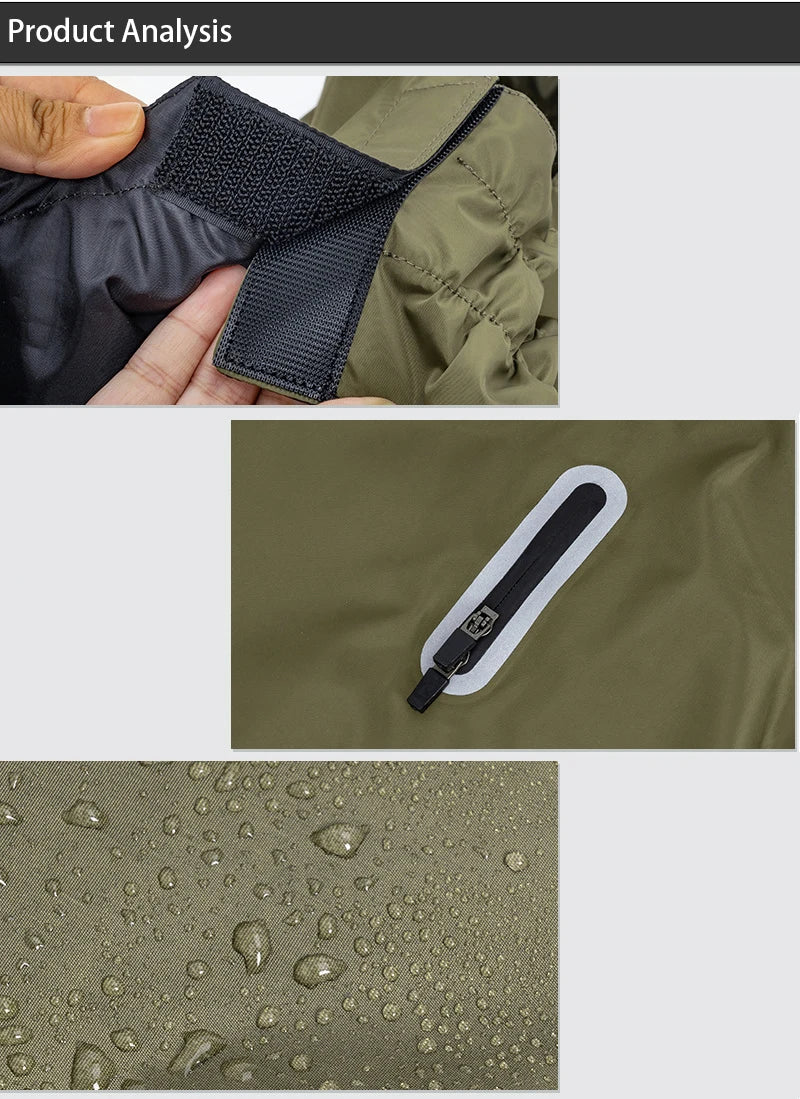 Teddy Schnauzer Dog Raincoat With Anti Adhesive Velcro And Reflective Strape Pet Outdoor Small Medium Hoodie Pets Raincoat