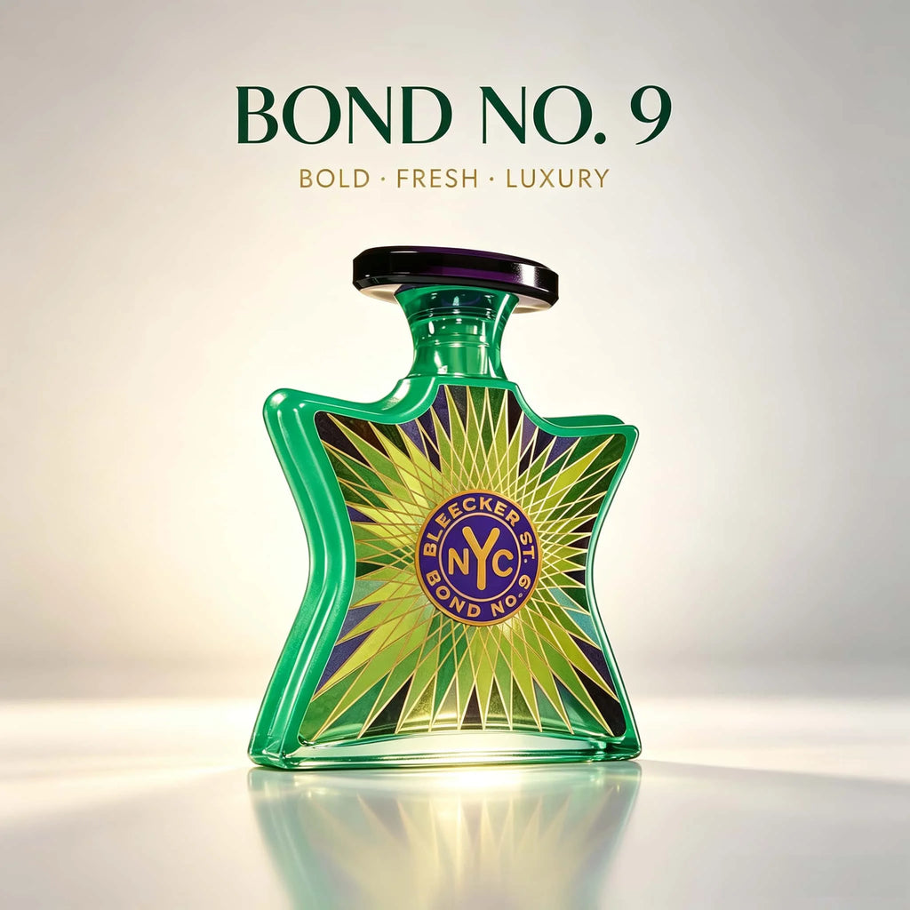 Bond No.9 NYC TriBeCa EDP Perfume For Unisex Crisp White Jasmine Floral Citrus Soft Musk Aroma Long Lasting Matte White Croc Embossed Star Shaped Bottle With Gold Nozzle Daily Dating Wedding Present