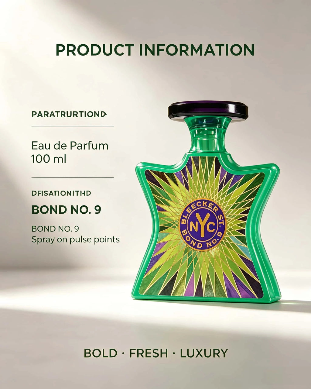 Bond No.9 NYC TriBeCa EDP Perfume For Unisex Crisp White Jasmine Floral Citrus Soft Musk Aroma Long Lasting Matte White Croc Embossed Star Shaped Bottle With Gold Nozzle Daily Dating Wedding Present