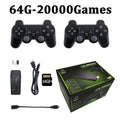 Video Game Console 2.4G Double Wireless Controller 4K HDMI for PS1/SFC/NES TV & PC 20000 Games 64GB Retro Children's Christmas