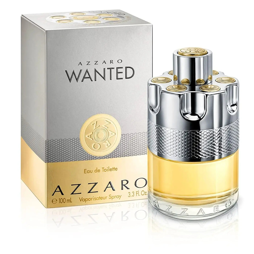 Azzaro Wanted Eau De Toilette - Vibrant & Irresistible Mens Cologne - Woody, Vetiver - Everyday Wear - Luxury Perfumes for Men