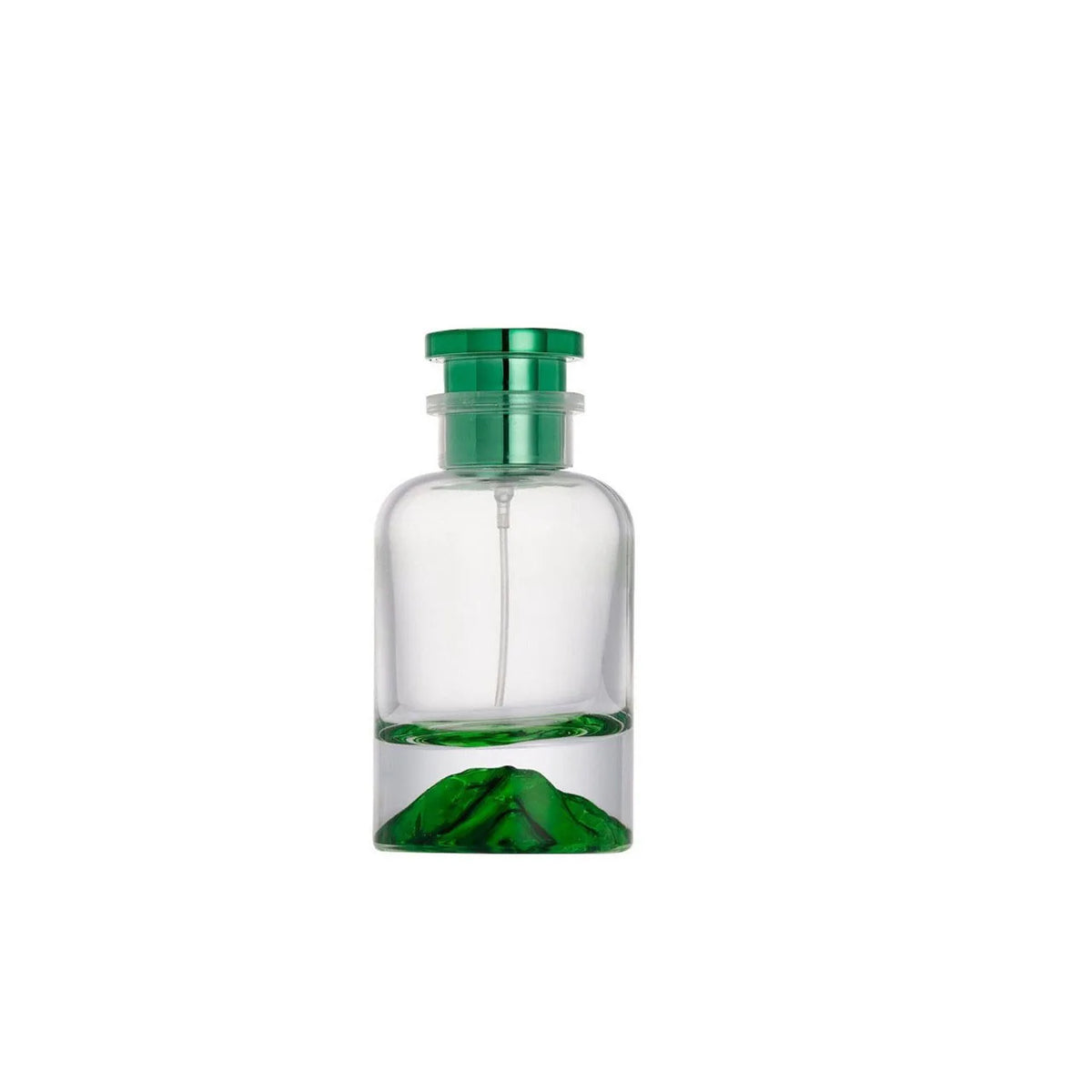 1pc 30ml 50ml 100ml Empty Perfume Bottle Clear Glass Round Snap Thick Bottom Mist Spray Atomizer Refill Bottles