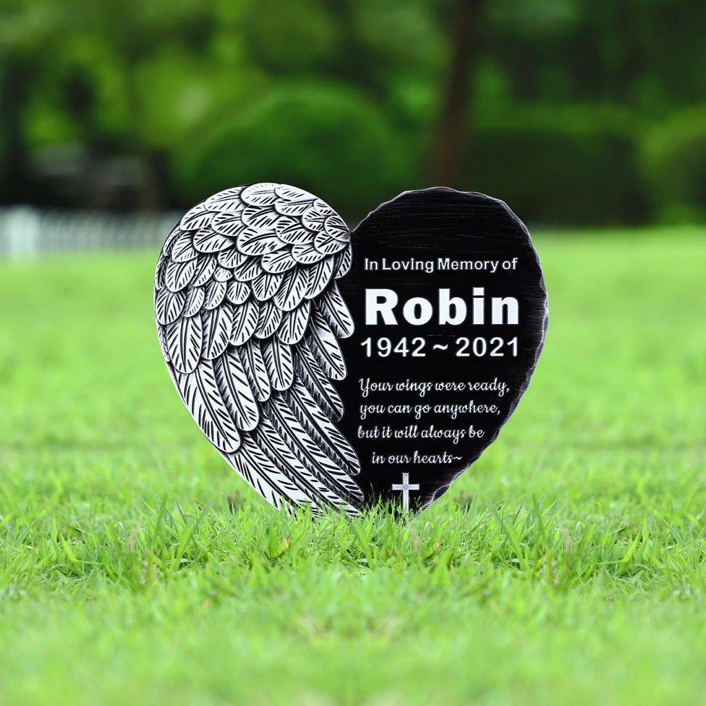 Personalized Memorial Plaque, Customized Engraved, Loved Ones Lost for Human or Pets Dog Cat Grave Markers, Remembaling Plaques