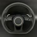 Custom Car Steering Wheel Braid Cover Soft 100% Fit For Audi A3 (8V) A4 (B9) Avant A5 (F5) A1 (8X) Car Products Steering Wrap