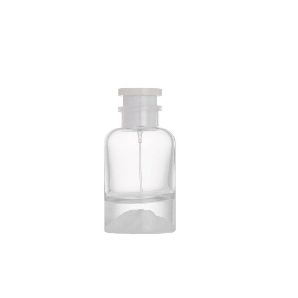 1pc 30ml 50ml 100ml Empty Perfume Bottle Clear Glass Round Snap Thick Bottom Mist Spray Atomizer Refill Bottles