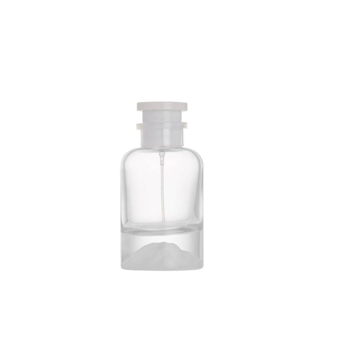 1pc 30ml 50ml 100ml Empty Perfume Bottle Clear Glass Round Snap Thick Bottom Mist Spray Atomizer Refill Bottles