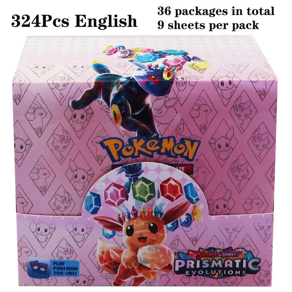 Latest 324 Pok é mon cards/set Evolution Sky TEAM UP Darkness Ablaze SUN MOON Evolution English Booster Battle Trading Card