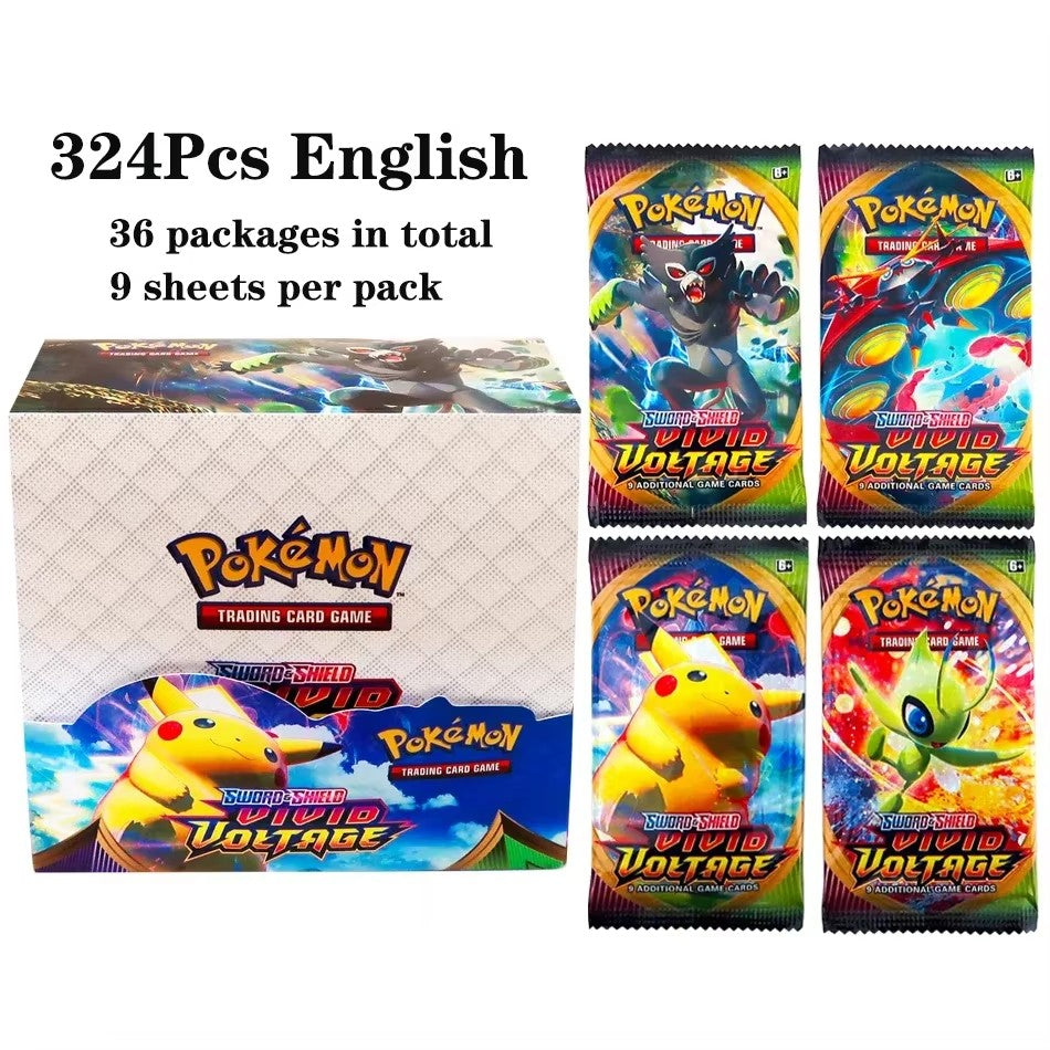 Latest 324 Pok é mon cards/set Evolution Sky TEAM UP Darkness Ablaze SUN MOON Evolution English Booster Battle Trading Card