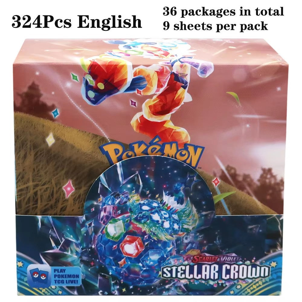 Latest 324 Pok é mon cards/set Evolution Sky TEAM UP Darkness Ablaze SUN MOON Evolution English Booster Battle Trading Card