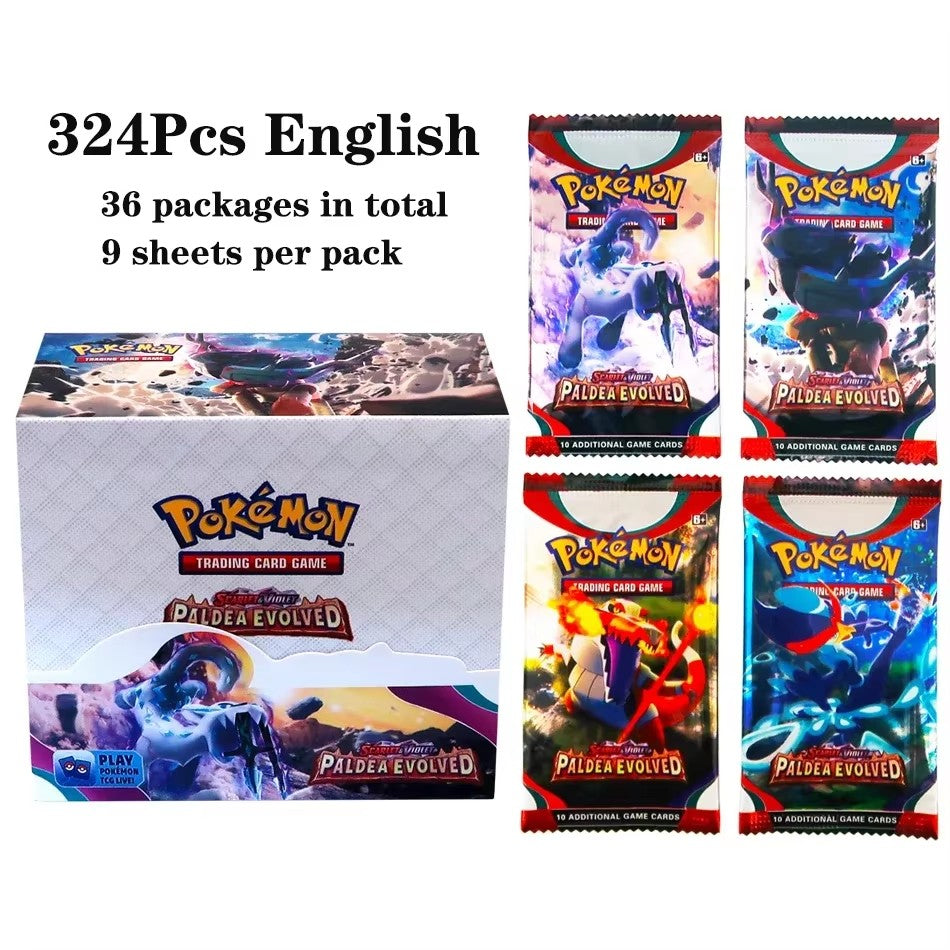 Latest 324 Pok é mon cards/set Evolution Sky TEAM UP Darkness Ablaze SUN MOON Evolution English Booster Battle Trading Card