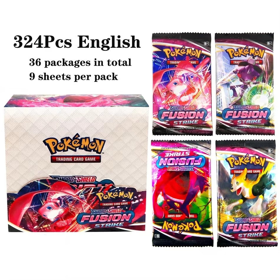 Latest 324 Pok é mon cards/set Evolution Sky TEAM UP Darkness Ablaze SUN MOON Evolution English Booster Battle Trading Card