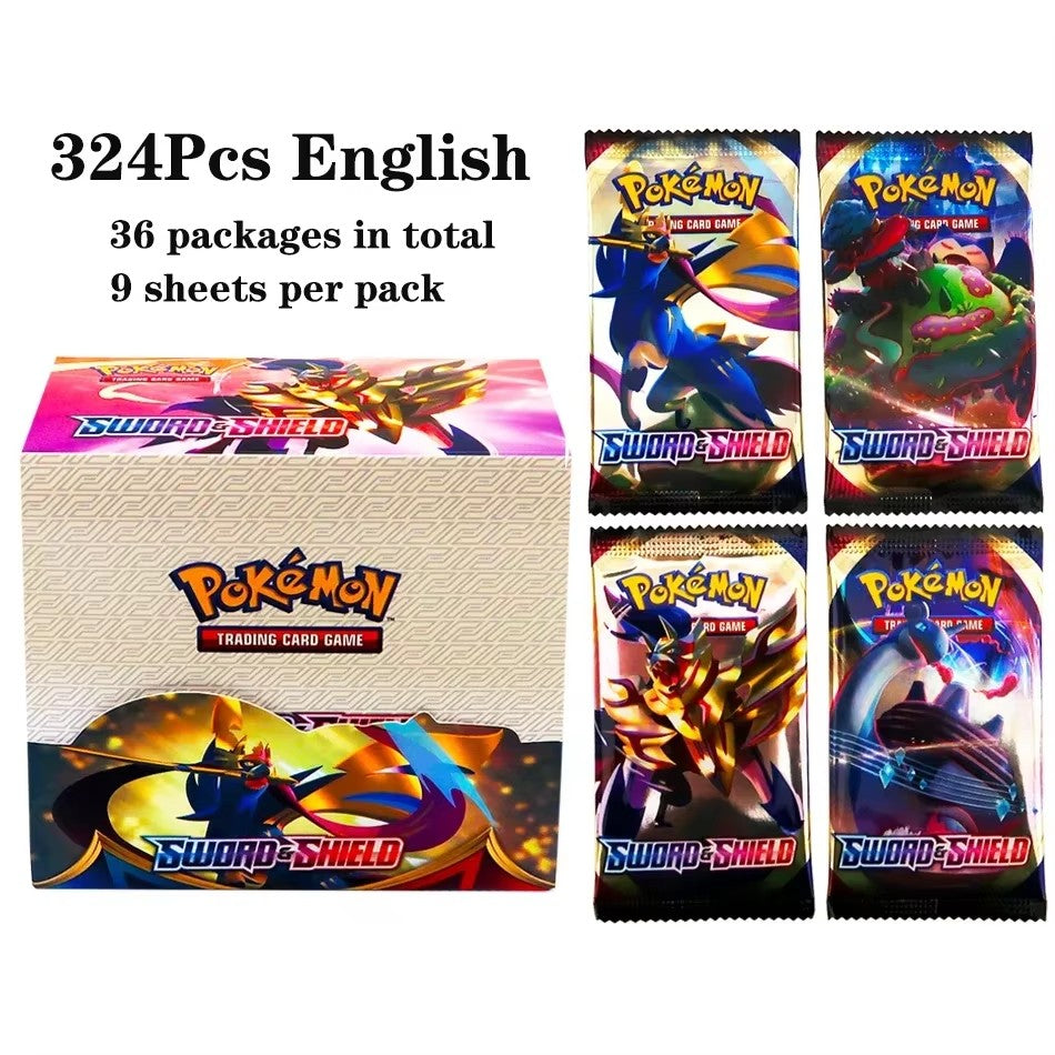 Latest 324 Pok é mon cards/set Evolution Sky TEAM UP Darkness Ablaze SUN MOON Evolution English Booster Battle Trading Card