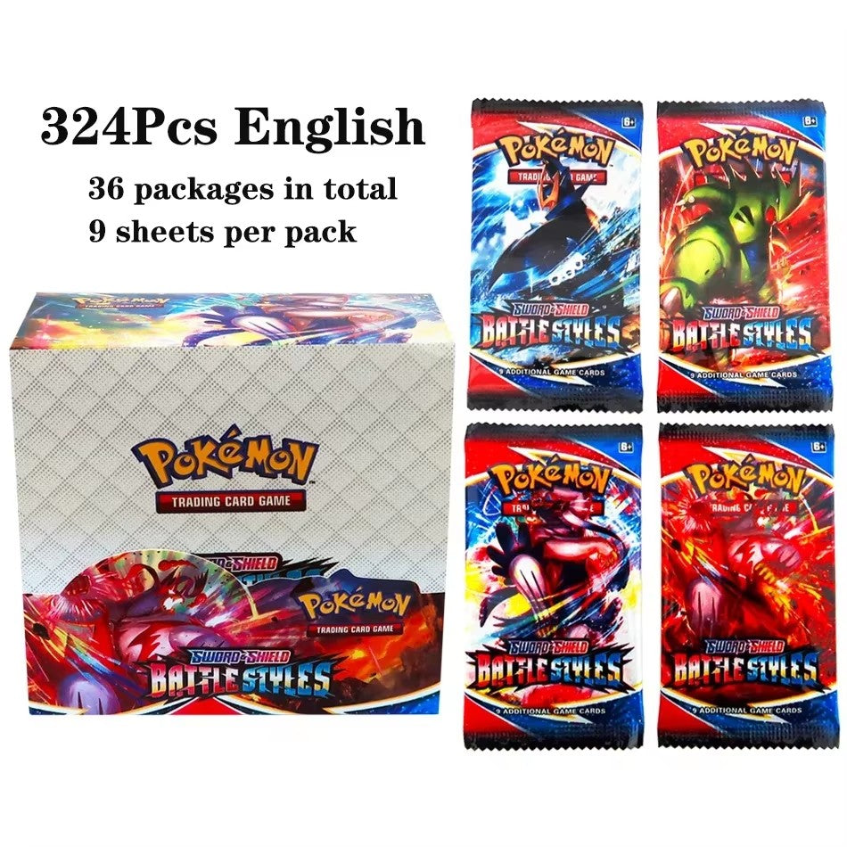 Latest 324 Pok é mon cards/set Evolution Sky TEAM UP Darkness Ablaze SUN MOON Evolution English Booster Battle Trading Card
