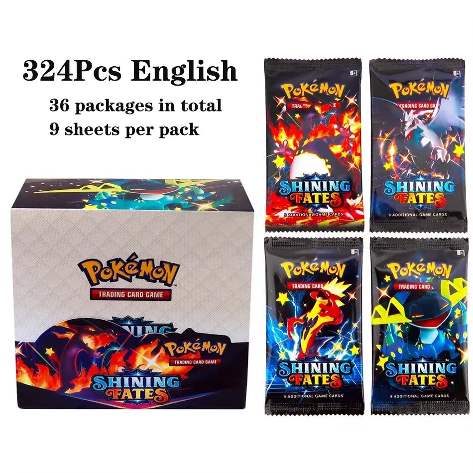 Latest 324 Pok é mon cards/set Evolution Sky TEAM UP Darkness Ablaze SUN MOON Evolution English Booster Battle Trading Card