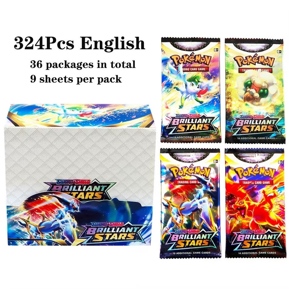 Latest 324 Pok é mon cards/set Evolution Sky TEAM UP Darkness Ablaze SUN MOON Evolution English Booster Battle Trading Card