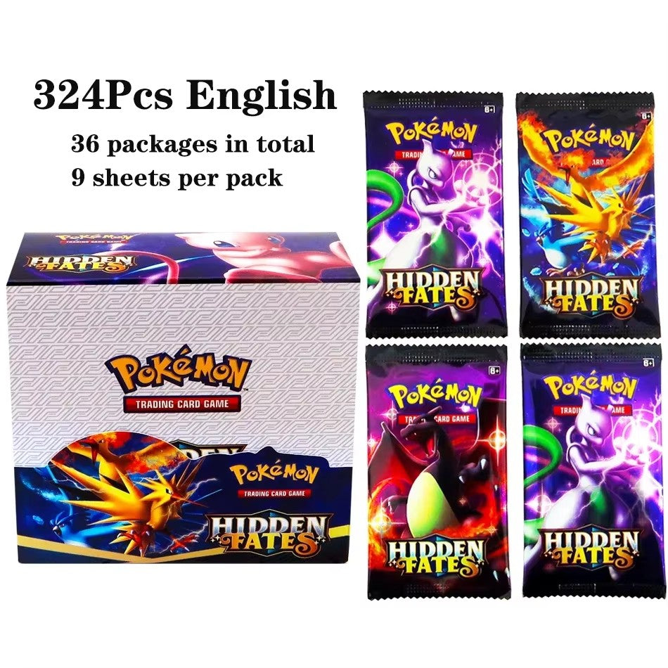 Latest 324 Pok é mon cards/set Evolution Sky TEAM UP Darkness Ablaze SUN MOON Evolution English Booster Battle Trading Card